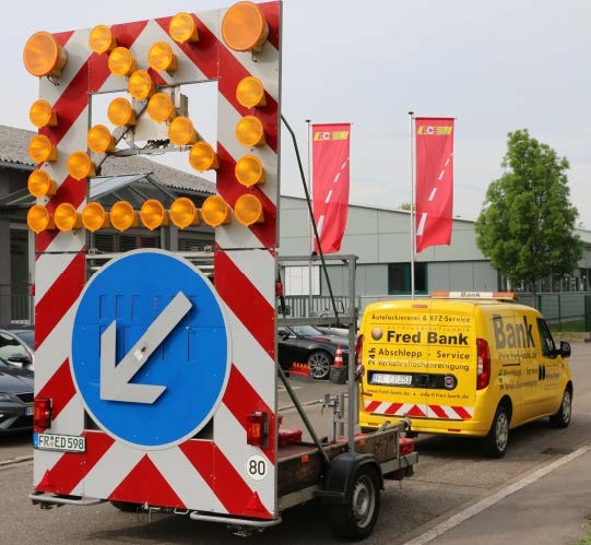 Absperrung und Verkehrssicherung an Einsatzstellen – Fred Bank
